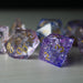 Purple Cloud Forge Fire Glass (And Box) Polyhedral Dice DND Set - RPG Game DND - Premium Gemstone Dice - Just $16.99! Shop now at Retro Gaming of Denver