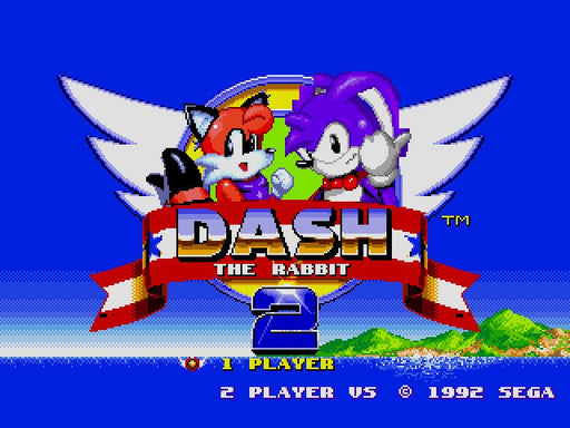 Dash the Rabbit in Sonic the Hedgehog 2 Sega Genesis Game Repro Cart - for just $19.99! 