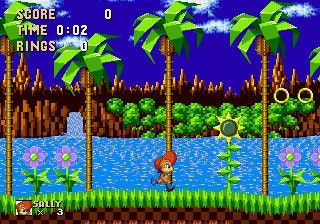 Sally Acorn in Sonic the Hedgehog Sega Genesis Game Repro Cart Game - for just $19.99! 