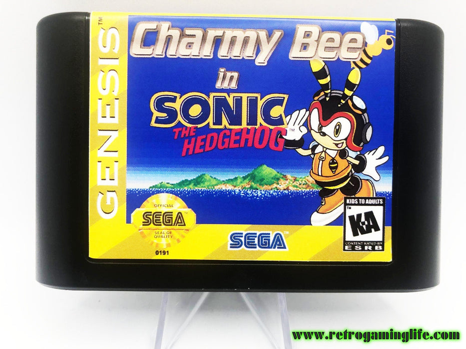 Charmy the Bee in Sonic the Hedgehog Sega Genesis Repro Game Cart - for just $19.99! 