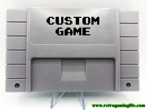 SNES Custom Game Repro Cart Super Nintendo - for just $49.99! 