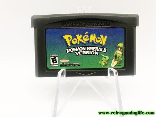 Pokemon Moemon Emerald Version Gameboy Advance Repro Game Cart - for just $19.99! 
