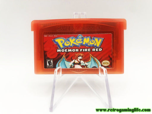 Moemon Fire Red Gameboy Advance Game Cart Repro Active - for just $29.99! 