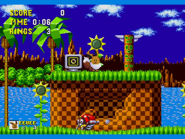 A.I.R. Eevee in Sonic the Hedgehog Sega Genesis Repro Game Cart - for just $19.99! 