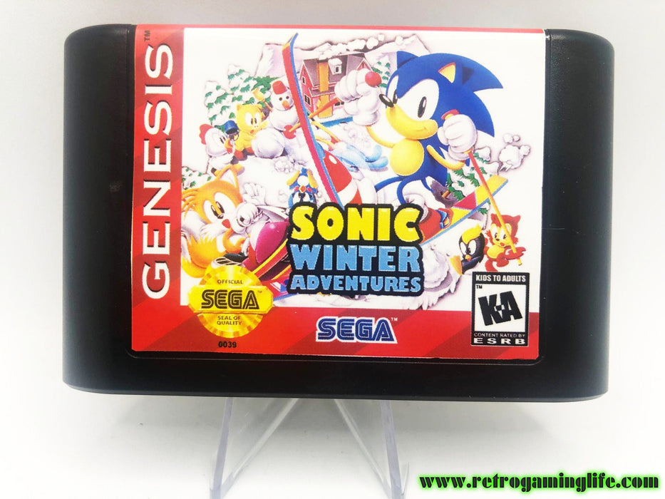 Sonic Winter Adventures Sega Genesis Repro Game Cart - for just $19.99! 