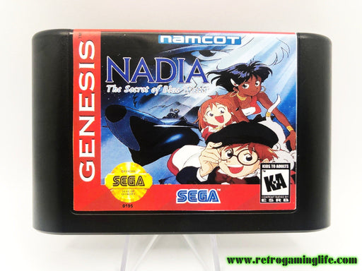 Nadia The Secret of the Blue Water Genesis Repro Game Cart English - for just $19.99! 