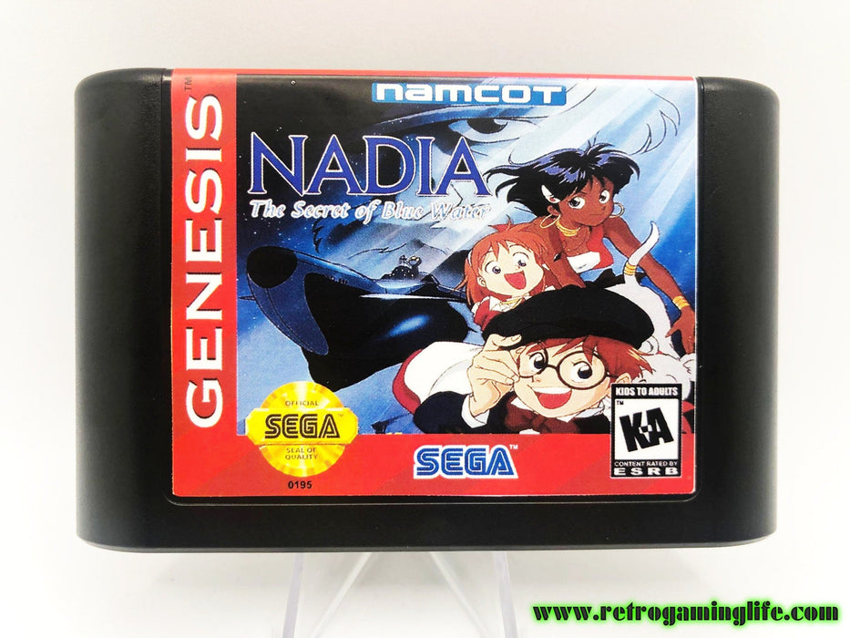 Nadia The Secret of the Blue Water Genesis Repro Game Cart English - for just $19.99! 