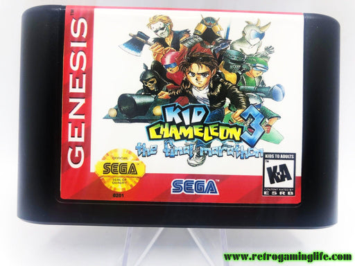 Kid Chameleon 3 The Final Marathon Sega Genesis Repro Game Cart - for just $19.99! 
