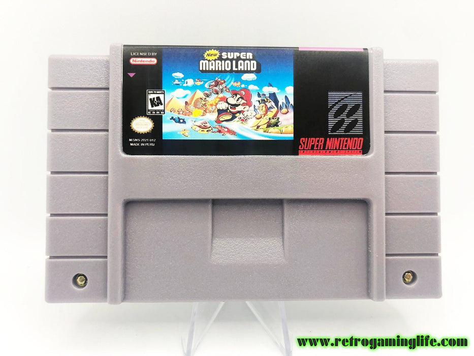 New Super Mario Land SNES Sidescrolling Game Port Nintendo - for just $24.99! 