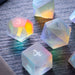 Gemstone Raised Dichroic Glass Polyhedral Dice (With Box) DND Dice Set - Premium Gemstone Dice - Just $26.99! Shop now at Retro Gaming of Denver