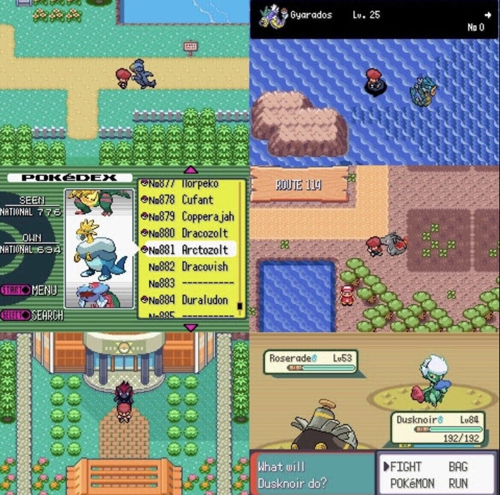 Pokemon Quetzal GBA ROM Hack Video Game Custom Gameboy Advance - for just $18.49! 