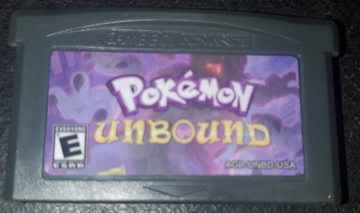 Pokemon Unbound GBA ROM Hack Video Game Custom Gameboy Advance - for just $18.49! 