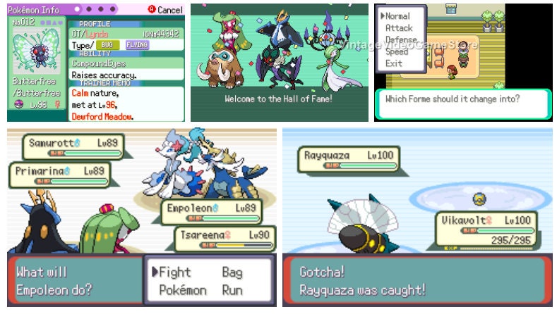 Pokemon Inclement Emerald GBA ROM Hack Video Game Cartridge Custom Gameboy Advance - for just $17.99! 