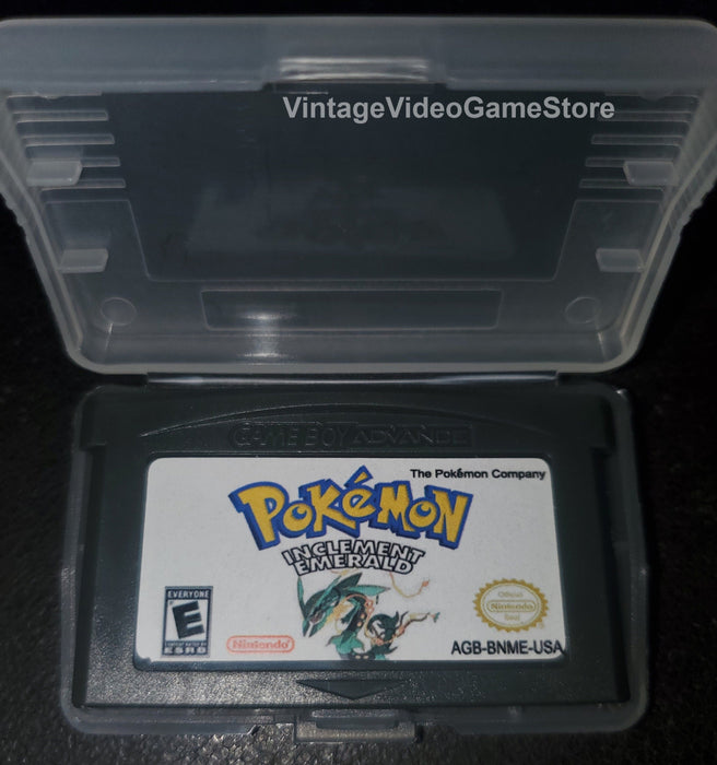 Pokemon Inclement Emerald GBA ROM Hack Video Game Cartridge Custom Gameboy Advance - for just $17.99! 