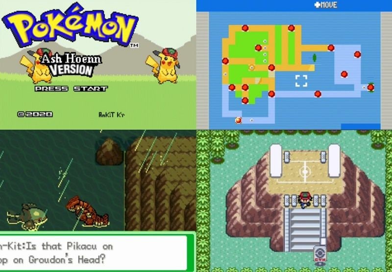 Pokemon Ash Hoenn GBA Video Game Rare GameBoy Advance Custom ROM - for just $18.49! 