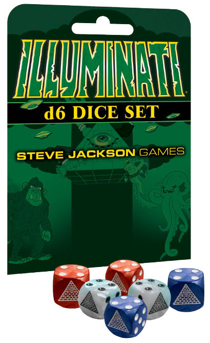 Illuminati D6 Dice Set - Just $10.95! Shop now at Retro Gaming of Denver