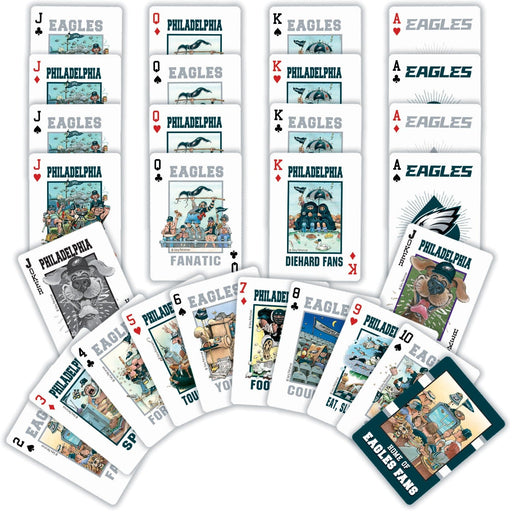 Philadelphia Eagles Fan Deck Playing Cards - 54 Card Deck - for just $7.99! 