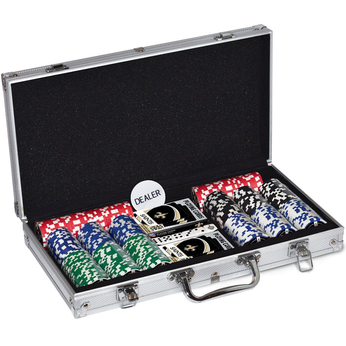New Orleans Saints 300 Piece Poker Set - for just $124.99! 