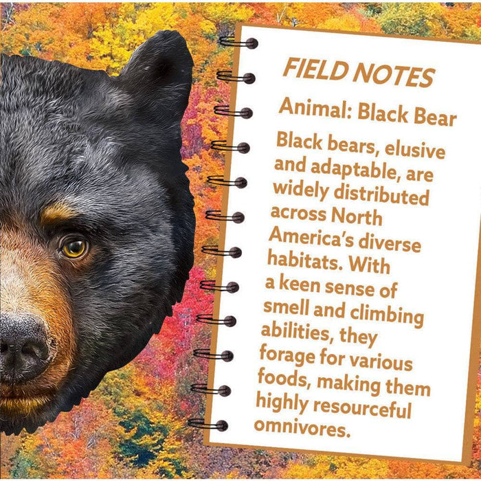 Black Bear 100 Piece Shaped Jigsaw Puzzle - for just $7.99! 