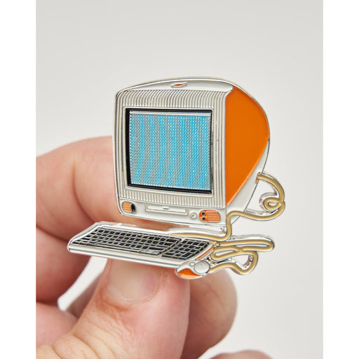 G3 Orange Vintage Desktop Computer Enamel Pin - Premium Pin - Just $12! Shop now at Retro Gaming of Denver