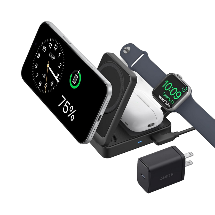 Anker MagGo Wireless Charging Station (Foldable 3-in-1) - for just $109.99! 