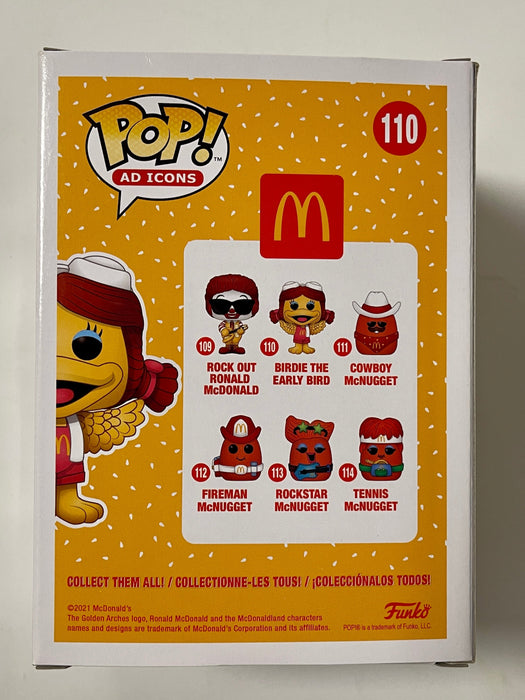 Funko Pop! Ad Icons Birdie The Early Bird #110 McDonalds Fast Food 2020 - for just $12! 