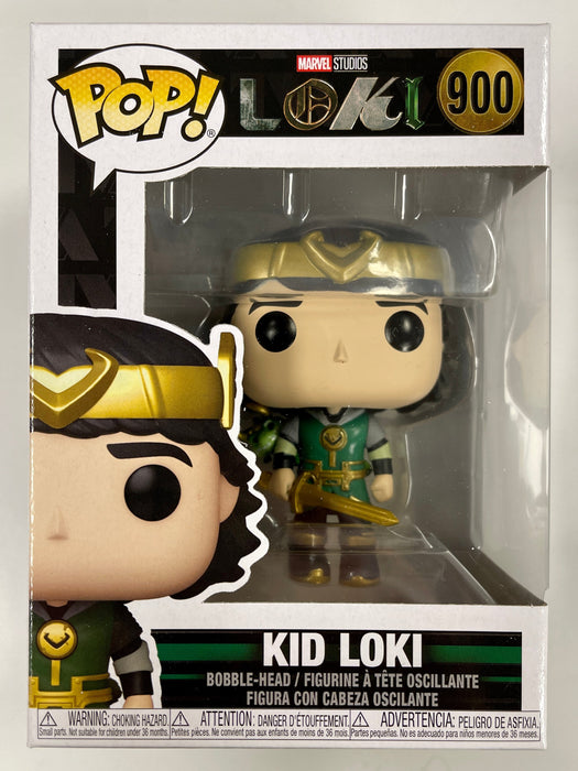 Funko Pop! Marvel Metallic Kid Loki W/ Alligator Loki #900 FS Exclusive No Sticker - for just $15! 