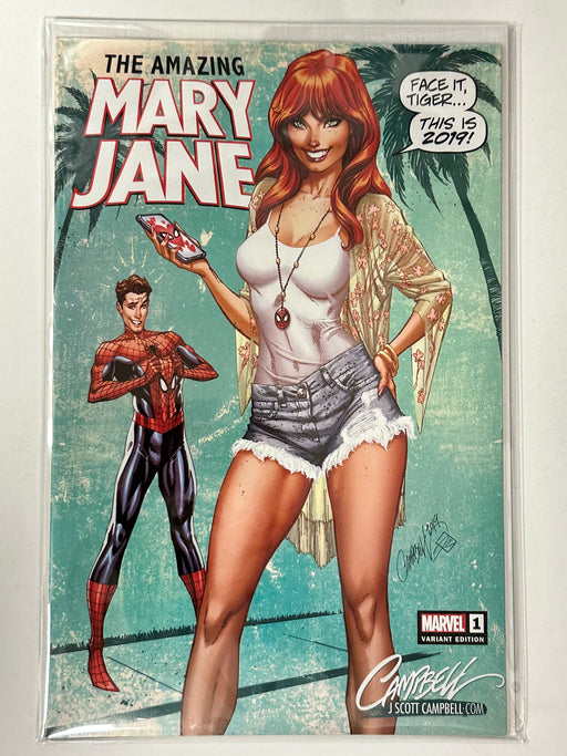 Amazing Mary Jane #1 (Marvel, 2020) J Scott Campbell Exclusive Variant A - for just $30! 