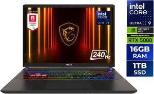 MSI Vector 16 HX AI Gaming Laptop RTX 5080 Ultra 9 275HX 16GB 1TB - for just $2766.60! 