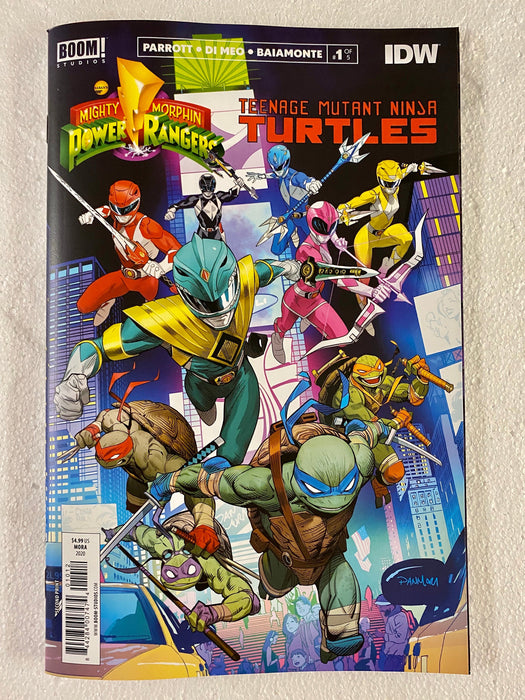Mighty Morphin Power Rangers Teenage Mutant Ninja Turtles #1 Second Print - for just $6.49! 