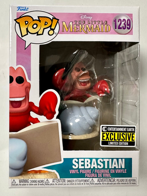 Funko Pop! Disney Conductor Sebastian #1139 The Little Mermaid 2022 EE Exclusive - for just $12! 