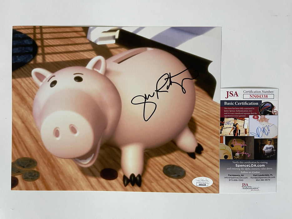 John Ratzenberger Signed Matte 8X10 Photo With JSA COA Toy Story Voice of Hamm - for just $50! 