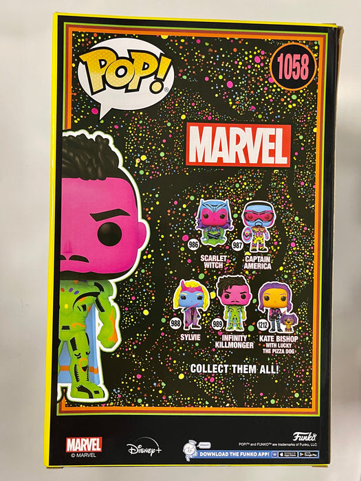 Funko Pop! Marvel 10” Black Light Infinity Killmonger #1058 What If? Exclusive - for just $15! 