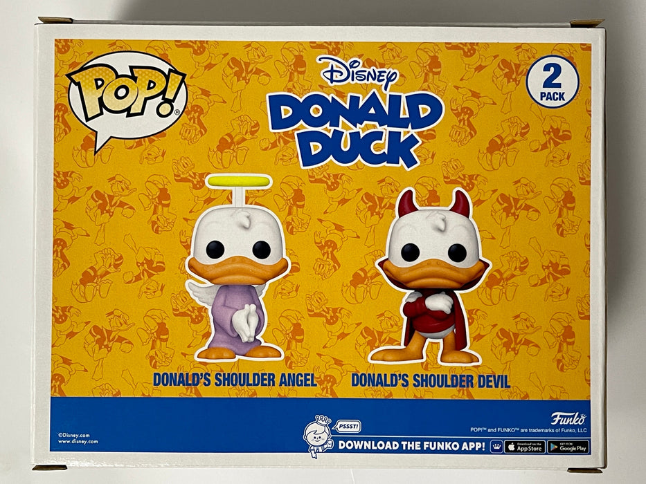 Funko Pop! Disney Donald’s Shoulder Angel & Devil 2-Pack Wonderous Con Exclusive - for just $30! 