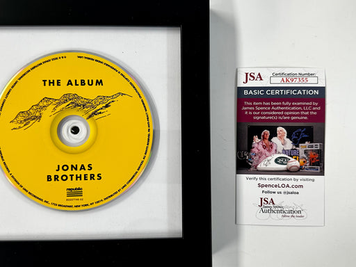 Jonas Brothers Signed The Album CD Card & CD Framed With JSA COA Nick Joe Kevin - for just $150! 