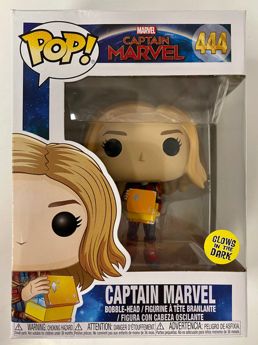 Funko Pop! Marvel Captain Marvel With Lunchbox #444 Glow In The Dark 2019 Box Dmg - for just $8! 