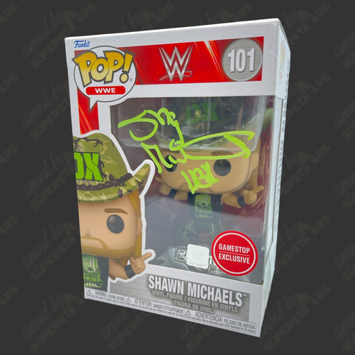Shawn Michaels signed WWE Funko POP Figure #101 (Gamestop Exclusive w/ JSA) - Premium  - Just $150! Shop now at Retro Gaming of Denver