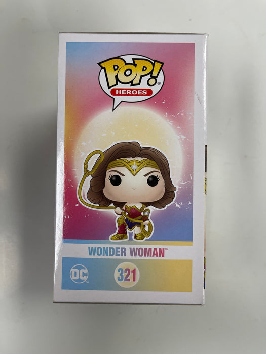 Funko Pop! DC Heroes Metallic Wonder Woman Throwing Lasso #321 WW84 2020 - for just $12! 