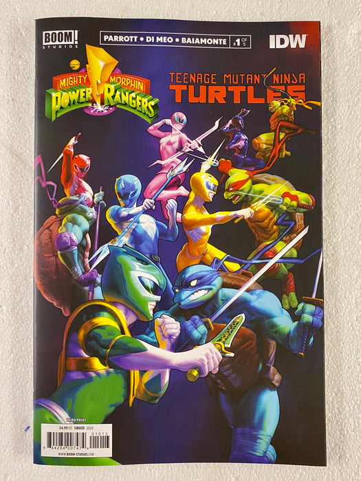 Mighty Morphin Power Rangers Teenage Mutant Ninja Turtles #1 Third Print - for just $6.49! 