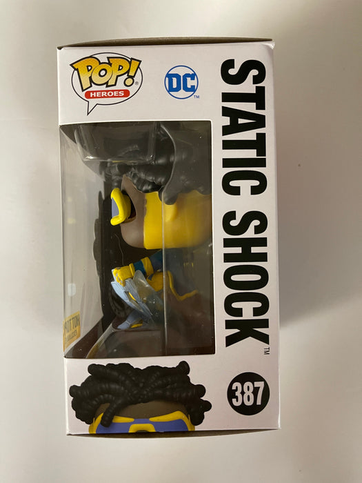 Funko Pop! DC Heroes Static Shock #387 Justice League Hot Topic 2021 Exclusive - for just $20! 