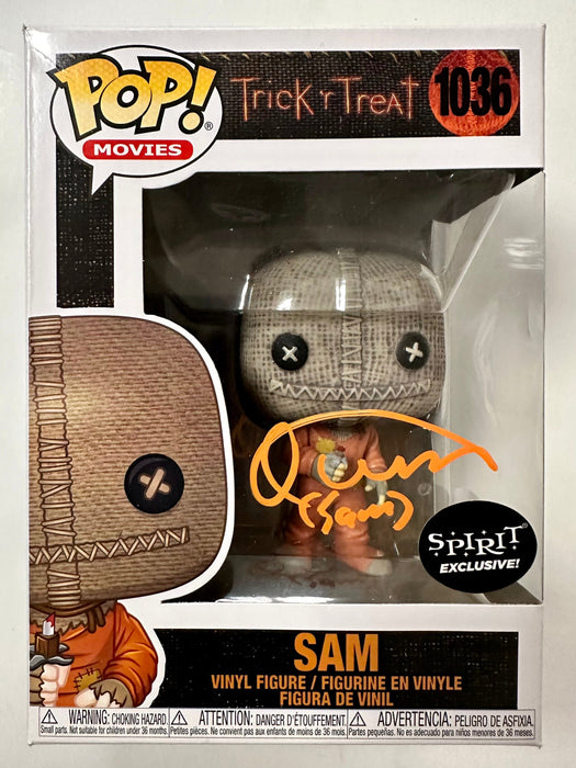Quinn Lord Signed Trick R Treat Sam Funko Pop! #1036 Spirit Exclusive With JSA COA - for just $110! 