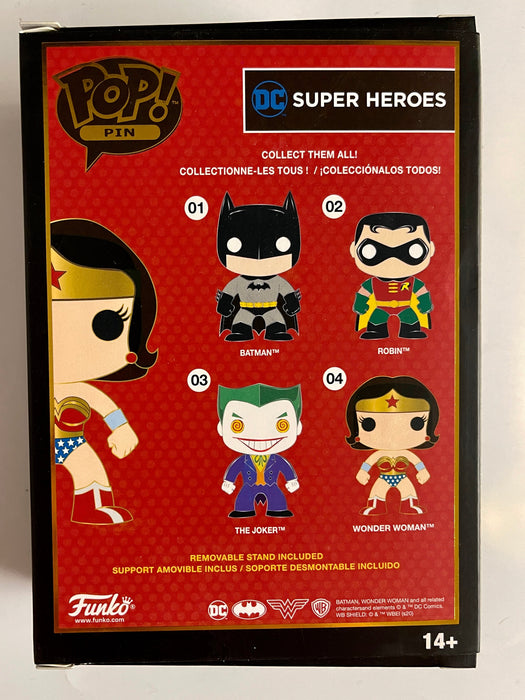 Funko Pop! Pin DC Super Heroes Wonder Woman #04 Enamel Pin - for just $10! 
