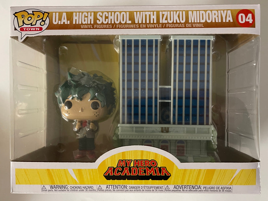 Funko Pop! Town U.A. High School With Izuku Midoriya #04 My Hero Academia Deku - for just $20! 