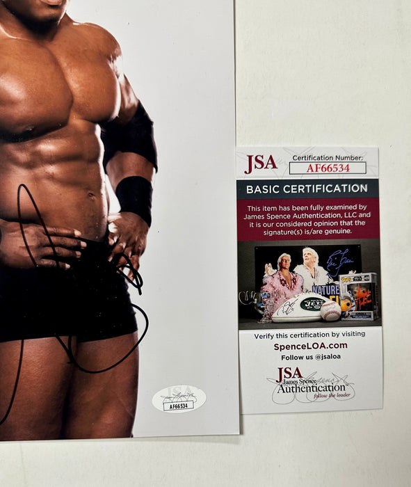 Bobby Lashley WWE Superstar Signed 8x10 Photo With JSA COA MMA Fighter - for just $75! 