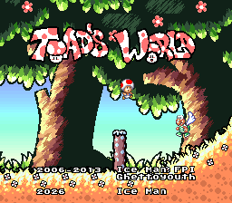 Toad's World – SNES Reproduction Cartridge - for just $29.99! 