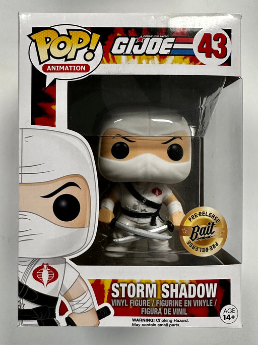 Funko Pop! Animation Storm Shadow #43 GI Joe 2015 Bait Pre-Release Vaulted Exclusive - for just $45! 
