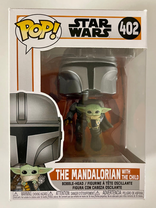 Funko Pop! Mandalorian With The Child Flying #402 Star Wars 2020 - for just $10! 