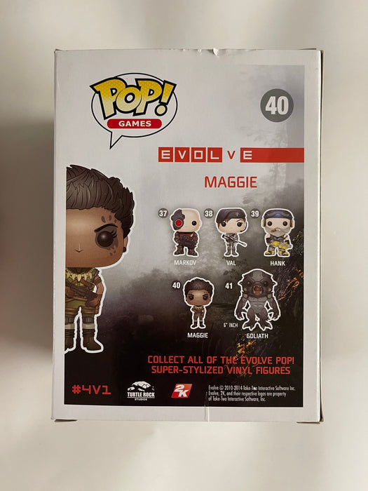 Funko Pop! Games Maggie #40 Evolve 2015 Vaulted - for just $8! 