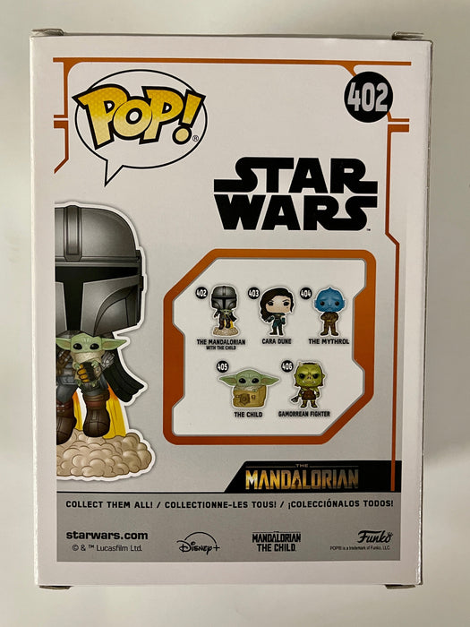 Funko Pop! Mandalorian With The Child Flying #402 Star Wars 2020 - for just $10! 