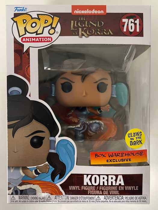 Funko Pop! Animation Metallic Glow Korra #761 Legend Of Korra BW Glow 2022 Exclusive - for just $40! 